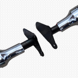 Defensa 2 piezas con slider cromado para Pulsar NS 200