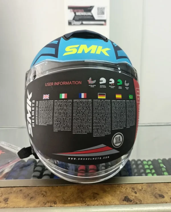 Casco SMK GTJ-S01 – Con doble certificación DOT y ECE - Imagen 6