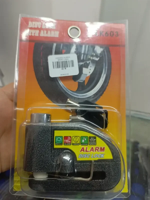 Candado para disco de moto con alarma automática - Imagen 3