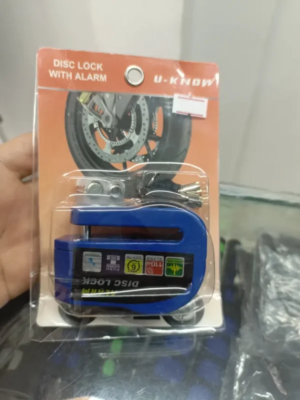 Candado para disco de moto con alarma opcional activable - Imagen 4