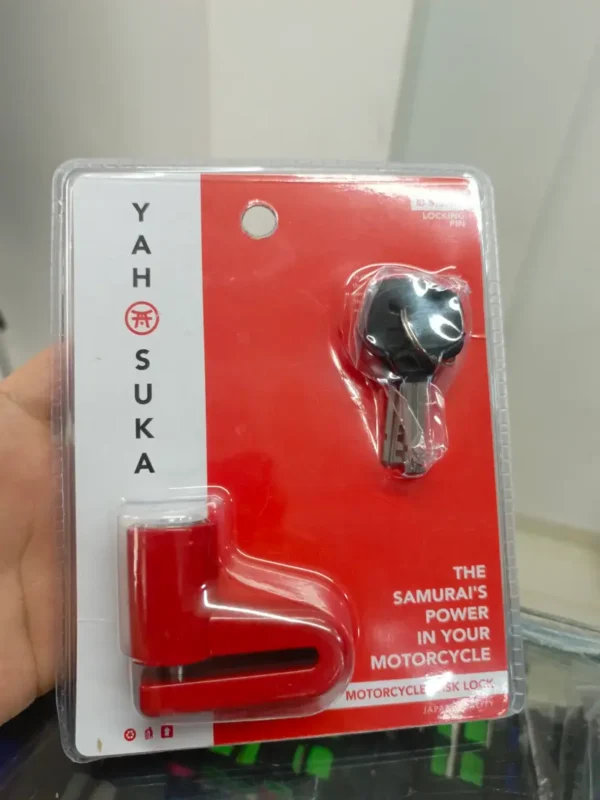 Candado para disco Yahosuka TY-107 pequeño – Compacto y seguro - Imagen 4