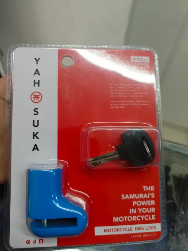 Candado para disco Yahosuka TY-107 pequeño – Compacto y seguro - Imagen 3