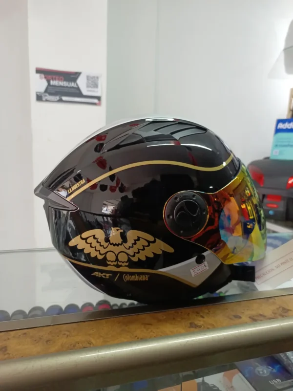 Casco Kontrol 236 edición limitada AKT/Colombiana talla L - Imagen 4