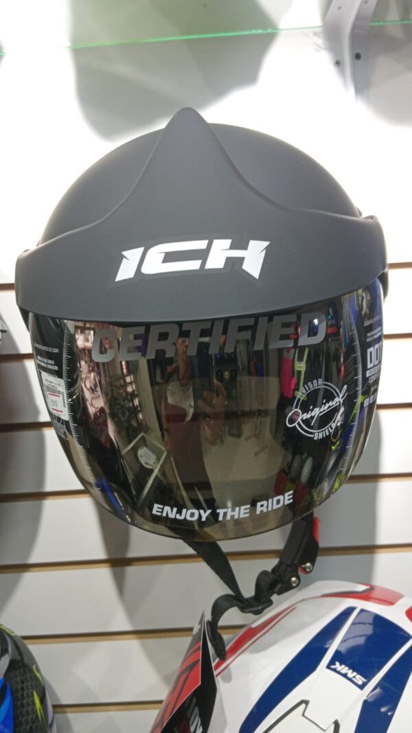 Casco abierto ICH-205 – Comodidad, seguridad y estilo clásico - Imagen 2