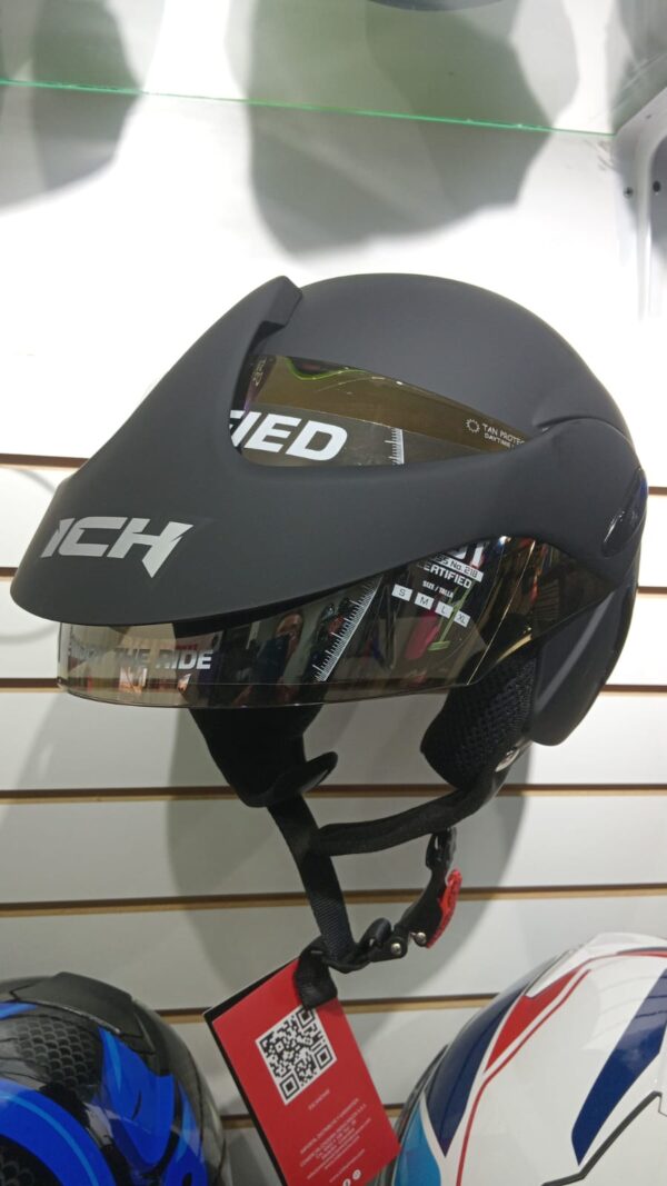 Casco abierto ICH-205 – Comodidad, seguridad y estilo clásico - Imagen 6