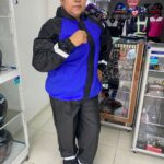 Impermeable siliconado con manga resortada