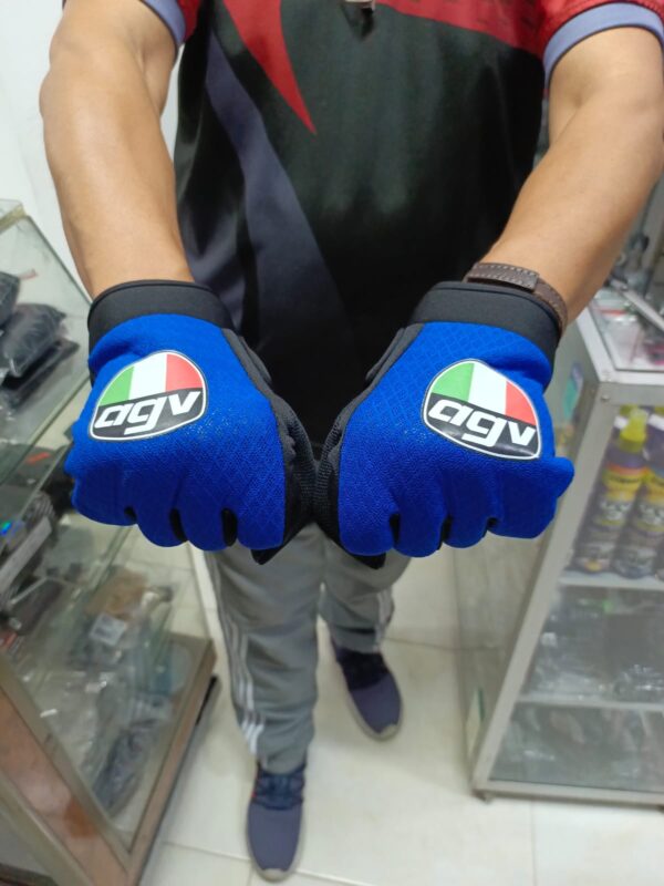Guantes para el frío azules – Protección térmica y estilo para motociclistas - Imagen 3