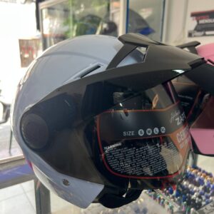 Casco abierto Zafety SK-3: 1 diseño ligero con certificación DOT y confort urbano