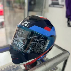 Casco abatible X-One: 1 versátil diseño modular con certificación DOT y visor iridiscente