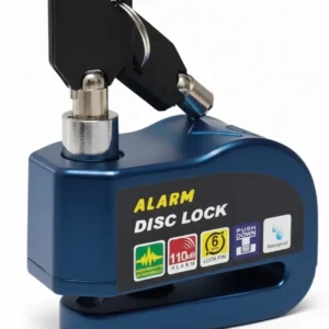 Candado para disco de moto con alarma opcional activable