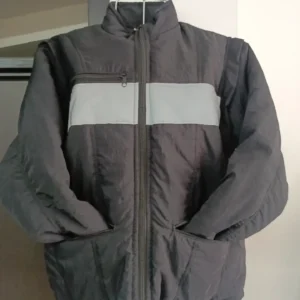 Chaqueta abullonada con mangas retirables para moto – Viajes y protección reflectiva