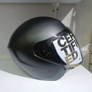 Casco tech abierto - T10 negro mate