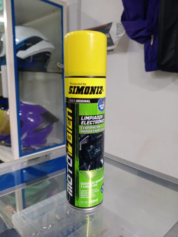Limpiador electrónico. Cuida los sensores y circuitos de tu moto