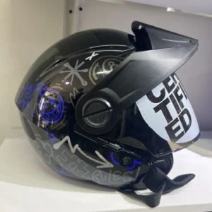 Casco ICH Abierto 102 - Negro/azul