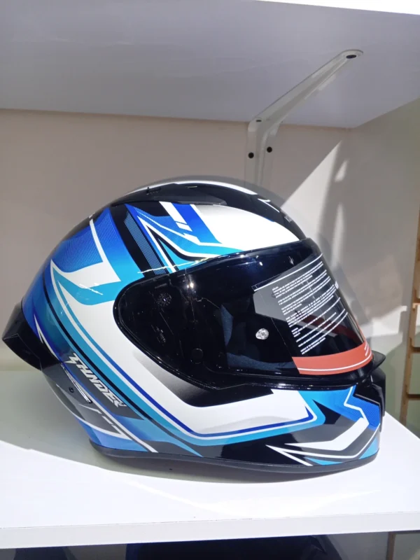 Casco KONTROL integral - Thunder blanco/azul brillante