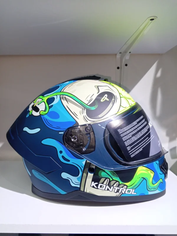 Casco KONTROL integral - M78 alien multicolor mate