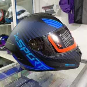 Casco Xsports cerrado - M75 Azul