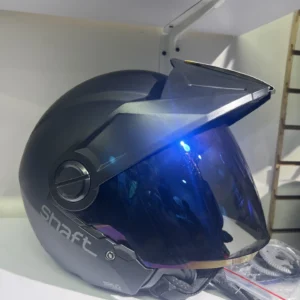 Casco Shaft Abierto 212 negro letra gris