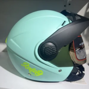 Casco Zafety abierto SK3 verde aguamarina mate